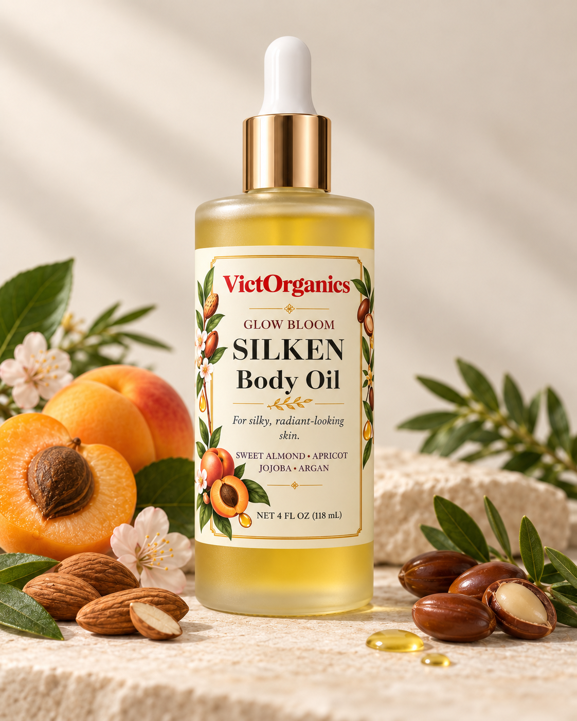 GLOW BLOOM Silken Body Oil